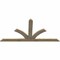 Ekena Millwork Richland Rough Sawn Timber Gable Bracket, Douglas Fir, 96"W x 48"H x 2"D x 6"F, 12/12 Pitch GBW096X48X0206RIC00RDF - alternate 2